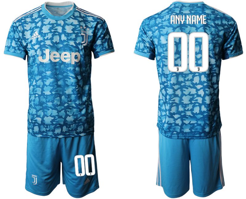 Men 2019-2020 club Juventus FC away customized blue Soccer Jerseys